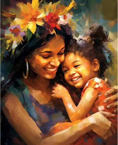 Miniatura 37 de Tucocoo Pintura por números para adultos, kits de pintura al óleo digital sobre lienzo con pinceles y pigmento acrílico, hermoso retrato de niña