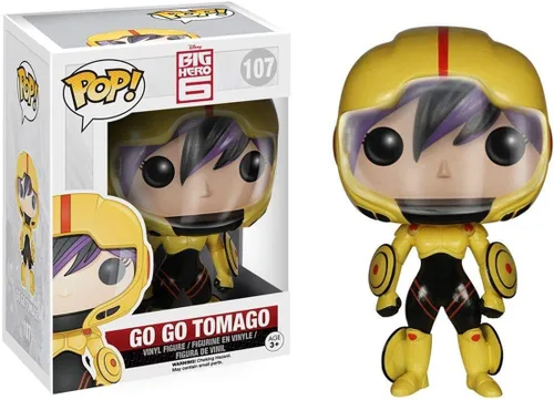 Funko Pop! Disney: Big Hero 6-Go Go Tomago Figura de acción