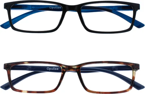 Miniatura 22 de OPULIZE SEE Gafas de Lectura con Bloqueo de Luz Azul para Mujeres y Hombres, Marco Estrecho, Bisagras de Resorte, Gafas para Computadora