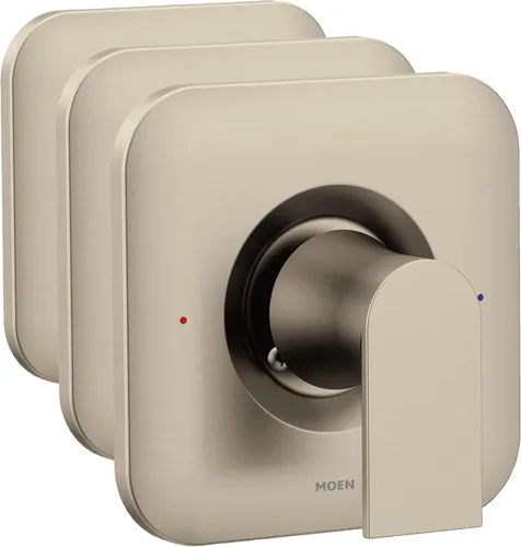 Miniatura 9 de Moen Genta LX - Kit de moldura moderna de equilibrio de presión Posi-Temp de 1 mango, requiere válvula, T2471BZG