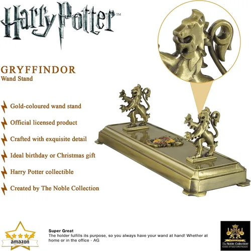 Miniatura 3 de The Noble Collection Harry Potter Gryffindor House - Soporte para varita
