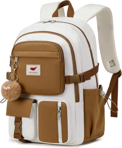 Miniatura 10 de Mochila para laptop de 15.6 pulgadas, mochila escolar para niños, mochila universitaria, mochila de viaje, bolsas grandes para adolescentes, niñas