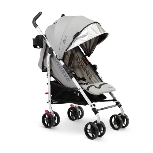 Miniatura 10 de Baby Delight Carriola Swerve Ligera para viajes y todos los días Reclinación multiposición Plegado compacto Almacenamiento extra Negro