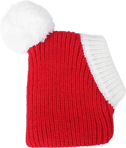 Miniatura 11 de POPETPOP Sombrero de Navidad para perro, cálido gorro de invierno para cachorros, grueso, pequeño, de punto, para gato, Navidad, diadema, ropa