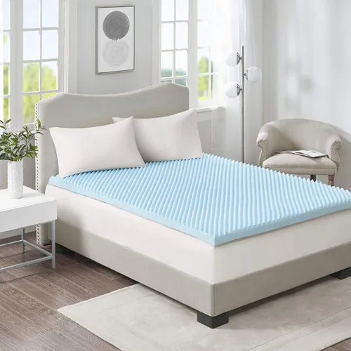 Miniatura 8 de Sleep Philosophy - Protector de colchón de espuma viscoelástica con gel, apto para todas las estaciones, lujoso e hipoalergénico