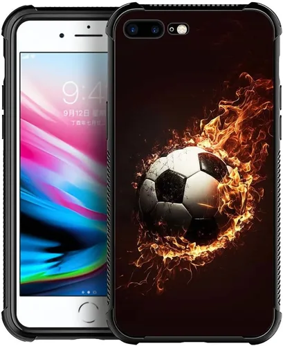 Miniatura 29 de DJSOK Compatible con iPhone 13 Funda, Diseño con Patrón Parachoques Trasero Anti Arañazos Esquinas Reforzadas TPU Suave Caver, Fundas para Hombres