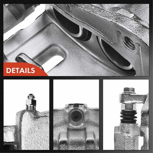 Miniatura 7 de A-Premium Pinza de freno de disco con soporte compatible con modelos seleccionados de Chevy y Pontiac - Equinox 2007-2009, Captiva Sport 2012-2015