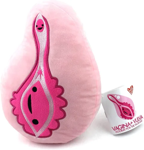 Miniatura 3 de I Heart Guts Bolsa de peluche con cremallera de vagina, juguete educativo de 9.5 pulgadas para el parto y la salud pélvica, divertido regalo