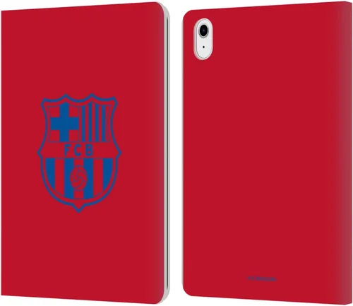 Miniatura 11 de Head Case Designs Funda de cuero con licencia oficial del FC Barcelona Barca Crest Pattern compatible con Apple iPad Air 2020/2022