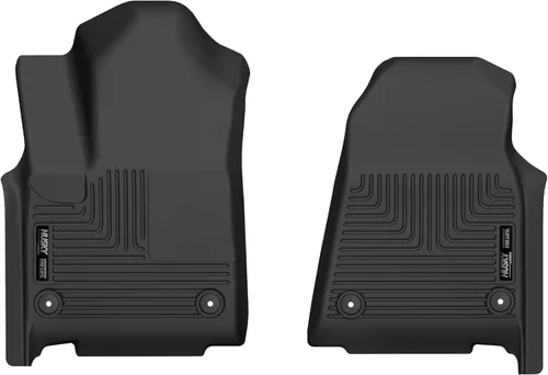 Husky Liners X-act - Alfombrillas de contorno | Compatible con Jeep Wagoneer y Jeep Grand Wagoneer 2022-2025 | Fila delantera, 2 piezas, color negro