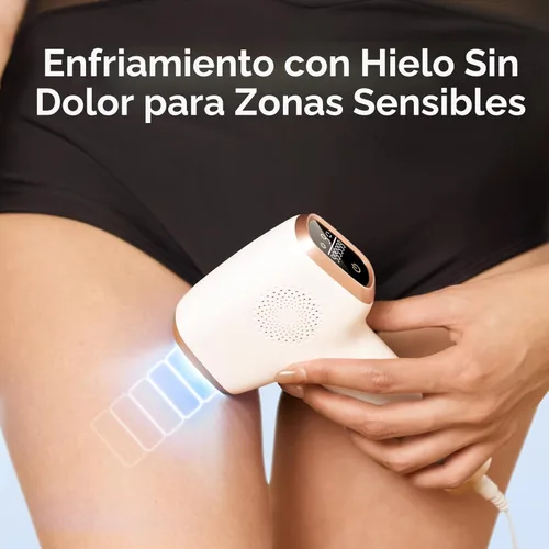 Miniatura 5 de INNZA - Depiladora IPL con función de enfriamiento por hielo para mujeres, resultados duraderos, 999,999 destellos, dispositivo de depilación sin