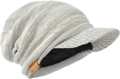 Miniatura 4 de Gorro de punto vintage para hombre con visera B319