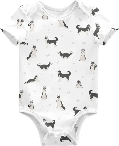 Miniatura 22 de vvfelixl Trajes de bebé lindos conjuntos de cachorros de manga corta de algodón ropa de bebé para niños niñas 0-24 meses