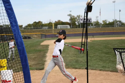 Miniatura 3 de Sistema de Entrenamiento de Lanzamiento Suave Louisville Slugger, Negro