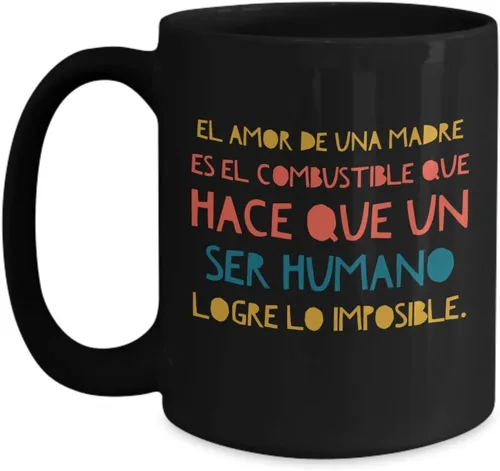 Miniatura 3 de Taza de Café Regalo para Mama Vaso, taza de café divertidas, tazas personalizadas, taza de café inspiradoras, taza con mensajes positivos. Blanco