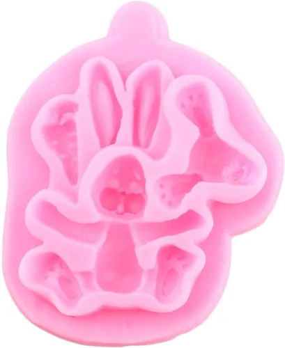 Miniatura 9 de ZiXiang Molde de silicona para huevos de Pascua, conejo, orejas de conejo, moldes de fondant de chocolate para decoración de pasteles, decoración