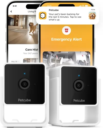 Miniatura 7 de Cámara de seguridad interior Petcube Cam para el hogar con video HD 1080p, audio bidireccional, detección de movimiento y aplicación para teléfono