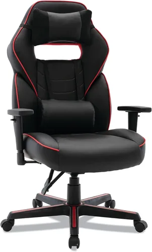 Miniatura 4 de Alera BT-51593RED Silla ergonómica para juegos de 15.91 pulgadas a 19.8 pulgadas de altura del asiento, estilo carreras, color negro/rojo