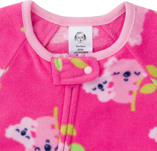 Miniatura 4 de Gerber - Paquete de 4 mamelucos para niña bebé