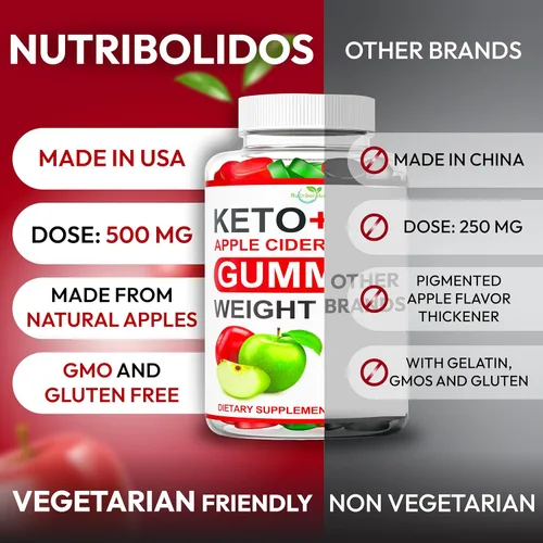 Miniatura 5 de Keto ACV Gummies Advanced Weight Loss - Suplemento de gomitas Keto ACV para mujeres y hombres, metabolismo, desintoxicación, limpieza, vinagre