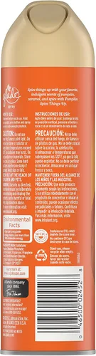 Miniatura 2 de Glade Ambientador, espray de habitación, especias de calabaza, 8 onzas