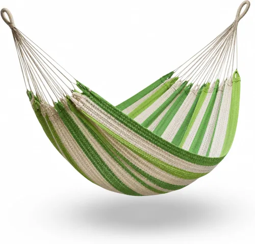 Miniatura 11 de Hamaca para 1-2 personas, capacidad de 475 libras, hamaca mexicana tejida a mano, 100% algodón suave, hamaca maya de 9.8 pies para patio, patio