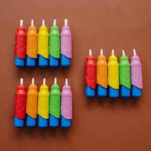 Miniatura 7 de Kanga Toys - Juego de 15 pinceles de agua multicolor, para pintar con pinceles de agua, bolígrafos Wow de repuesto para libros de dibujo o tapetes