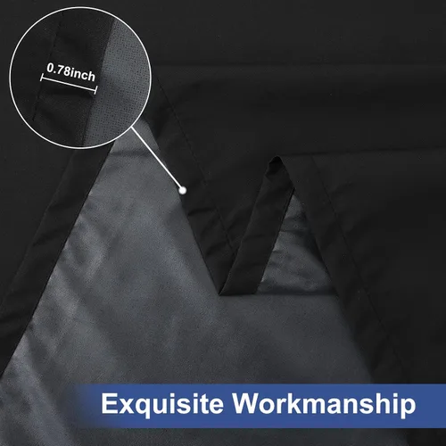 Miniatura 6 de homing Mantel rectangular elástico ajustable de 4 pies, funda de tela impermeable, mantel de poliéster lavable para cenas, fiestas, otoño
