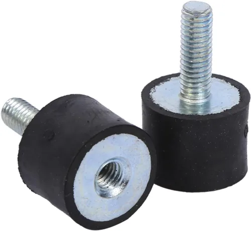 Miniatura 7 de Aislador antivibración M8 M6, soportes mecánicos de amortiguación de vibraciones, soportes de goma M6, amortiguador de choque, 4 piezas de goma