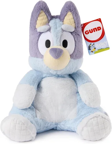 Miniatura 9 de GUND Peluche oficial de Bingo Oh So Snuggly, peluches de Bluey, juguete sensorial de peluche para bebés y niños pequeños, naranja, 12.5 pulgadas