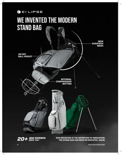 Miniatura 4 de Sun Mountain Bolsa VLO de 14 vías 2025 4.5LS - Organización principal con nuestra bolsa de soporte de golf de 14 vías, bolsa ligera para palos
