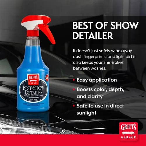 Miniatura 2 de Griot's Garage Best of Show Detailer para detallado de automóviles, elimina el polvo, las huellas dactilares y la suciedad ligera, mejora el brillo