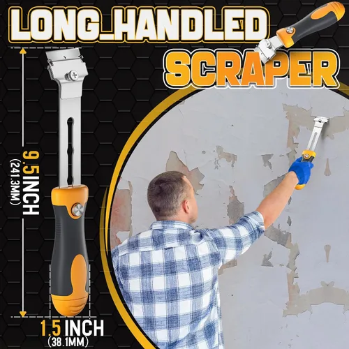 Miniatura 3 de DIYSELF Raspador de Cuchillas de Afeitar 12 Unidades Raspador de Vidrio Raspador de Horno para Limpieza Raspador de Afeitar para Pisos Raspador