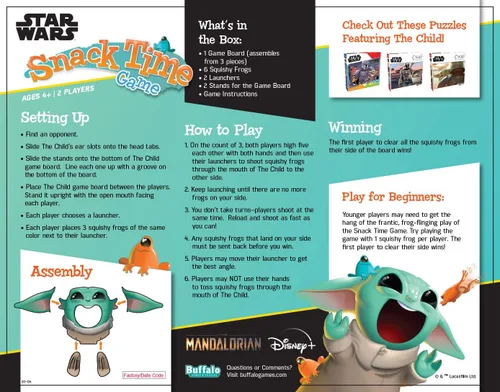 Miniatura 6 de Buffalo Games Star Wars The Mandalorian - Juego de merienda, para 2 jugadores