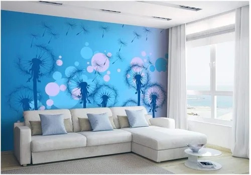 Miniatura 11 de Mural de pegatina removible para decorar el hogar Bonito árbol de cerezo en flor
