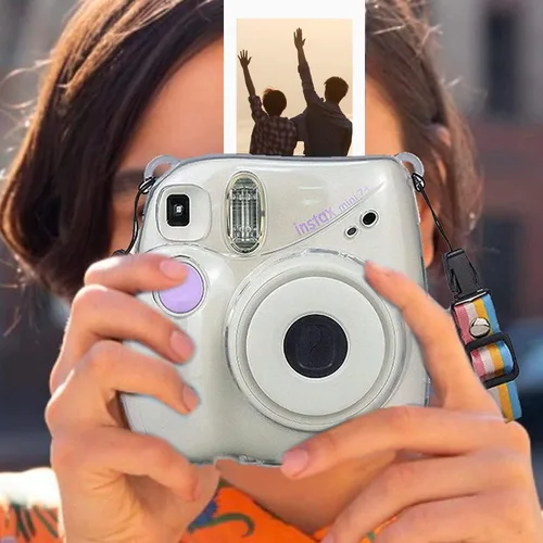 Miniatura 4 de MUZIRI KIKONKOO - Funda transparente para cámara Fuji Instax Mini 7+/ Mini 7 Plus con correa ajustable