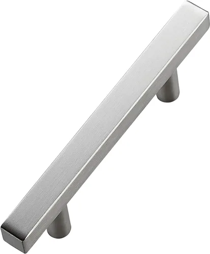 Miniatura 12 de Ravinte Paquete de 1 tirador cuadrado de 6 pulgadas de acero inoxidable negro mate para cajones de cocina, manijas de gabinete de 6 pulgadas