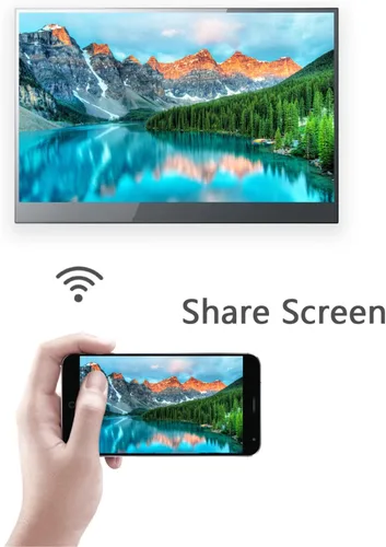 Miniatura 8 de Soulaca 19 pulgadas elegante color negro impermeable baño TV ducha spa publicidad WiFi Bluetooth DTV ATSC baño bañera envolvente