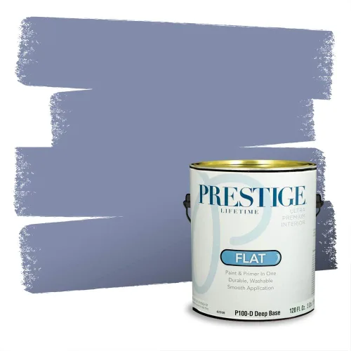 Miniatura 533 de Pintura Exterior + imprimación PRESTIGE, todo-en-uno, 1 galón, acabado mate, color comparable al Valspar* Royal Gray* VS151-Gris real