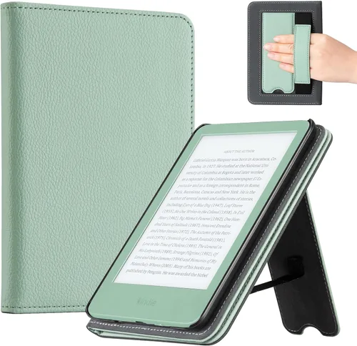 Miniatura 33 de CoBak Case for 6" E-Reader - PU Leather Smart Cover with Auto Sleep/Wake & Hand Strap