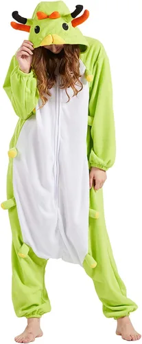 Miniatura 3 de DarkCom Pijama de una pieza de animal para mujer y hombre, disfraz de Halloween, ropa de dormir de Navidad