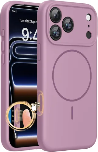 Miniatura 281 de Miracase Funda diseñada para iPhone 13, con protector de pantalla de vidrio templado, forro de microfibra suave antiarañazos, funda de goma
