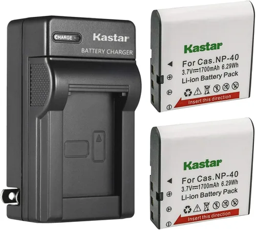Miniatura 5 de Kastar Cargador de batería de pared AC para Casio NP-40 Casio Exilim Zoom EX-Z1080, Exilim Zoom EX-Z1200, Exilim Zoom EX-Z200, Exilim Zoom EX-Z30