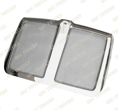 Miniatura 5 de Par de esquinas de parachoques + protector de ciervo de acero inoxidable + rejilla para Kenworth T680