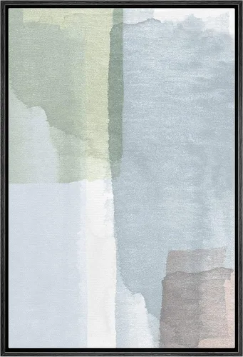 Miniatura 18 de IDEA4WALL Lienzo enmarcado para pared, decoración occidental, collage de polígonos de diamantes, paneles geométricos abstractos de madera, arte