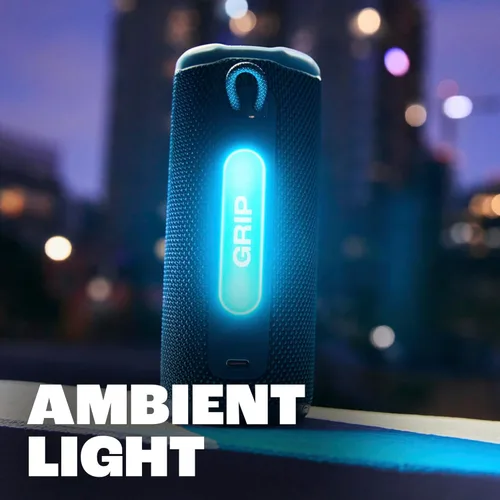 Miniatura 7 de JBL Grip - Altavoz Bluetooth compacto con sonido profesional audaz y luz ambiental, hasta 14 horas de tiempo de reproducción, a prueba de agua