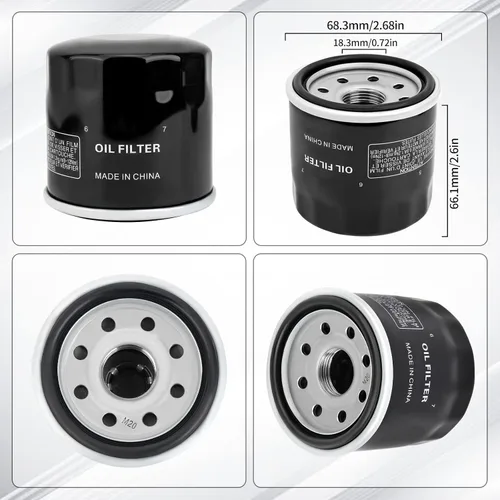 Miniatura 2 de grizzly 350 700 - Filtro de aceite compatible con Yamaha Grizzly 350 400 450 550 660 700 YFM350 YFM660 YFM700 F AUTO 2X4 346 660 YFM350X YFM6600