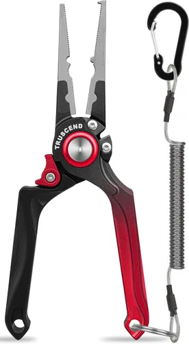 Miniatura 8 de TRUSCEND Alicates de Pesca Bloqueables Prácticos con Mango Ergonómico Innovador, Herramienta de Pesca Recubierta de Teflón Resistente a la Corrosión