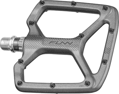 Miniatura 9 de Funn Python - Pedales planos de bicicleta - Pedales de bicicleta de plataforma ancha para bicicleta de montaña BMX/MTB, eje CrMo de 9/16 pulgadas