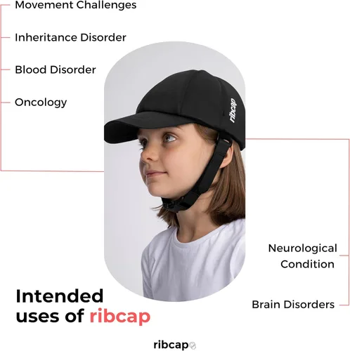 Miniatura 8 de Ribcap Casco médico para niños Gorra de béisbol con correa para la barbilla Casco suave para epilepsia Casco protector para convulsiones